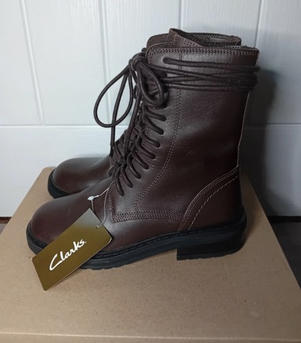 Clark brown leather - brown,