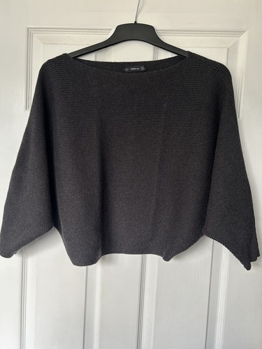 Zara grey knit batwing sleeve - knit,