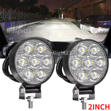 2X Round LED Work Light Spot