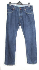 Crosshatch Mens Jeans W34" Black Label Blue 