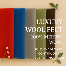 Luxury Wool Felt – 100%