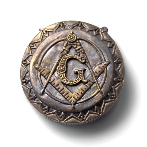 Brass masonic freemason square - brass,