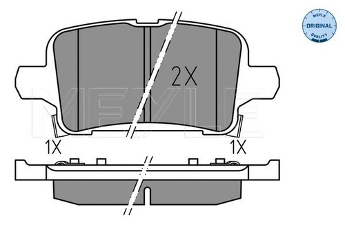 025 221 2917 meyle brake - 221, pad