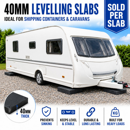 Caravan levelling pads heavy - levelling,