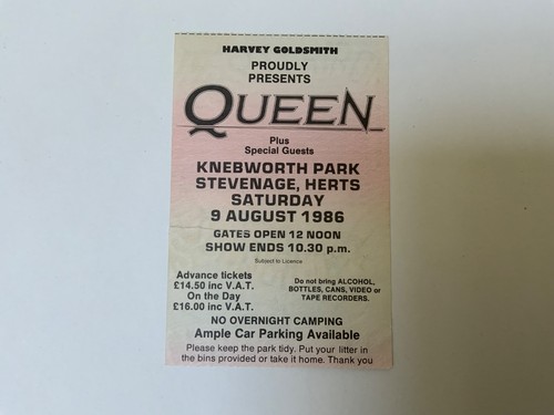 Queen knebworth park 9th - knebworth,