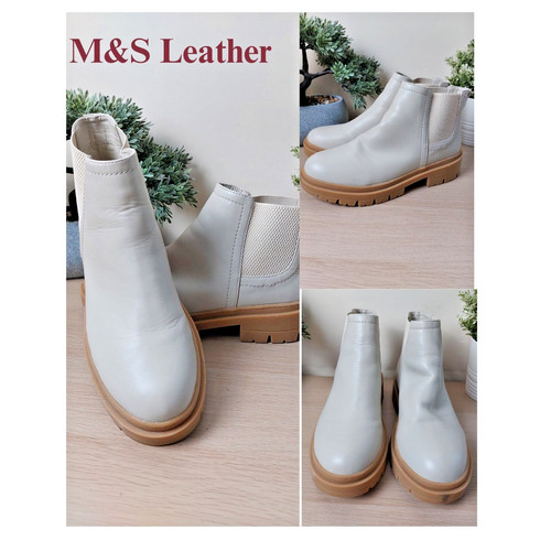Wide fit cream boots ladies - boots,
