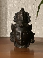 Vintage bronze hindu god shiva - vintage,
