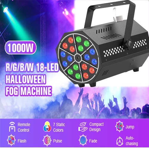 Rgb 1000w smoke fog machine - 1000w,