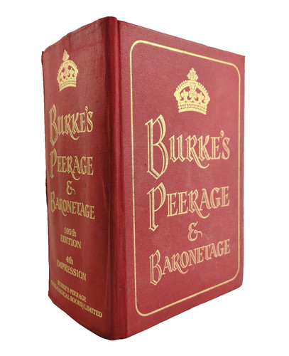 Burke peerage and baronetage - peerage,