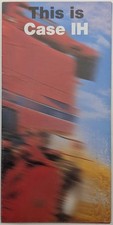 Original Case IH Agricultural Equipment Range Brochure/Poster, c 1990s, Tractors