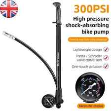 300PSI MTB Bike High Pressure Suspension Pump Portable Front Fork Shock Pump