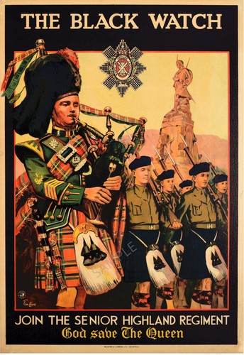 Vintage poster join the black - vintage,