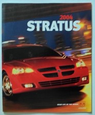 DODGE STRATUS orig 2004 USA Mkt Large Format Sales Brochure