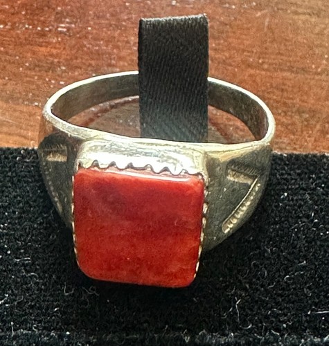 Navajo sterling ring sponge - navajo, ring-sponge