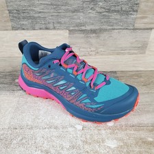 La Sportiva Jackal II Women Hiking Shoe Sz 6.5 Storm Blue Lagoon Lace Up Low Top