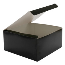 5" Black Food Boxes With