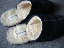 M&S Men's Autograph Navy Suede