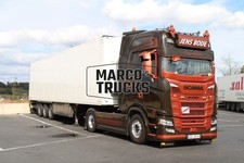 Truck Photo Scania S 500 Refrigerated Semi-Trailer Germany Brown Jens Bode Si #g5ky