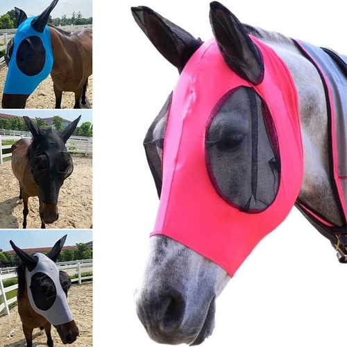 Horse lycra fly mask - horse,