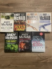 Andy McNab X 7 Hardback Books