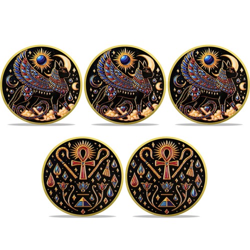5pcs ancient egyptian - 5pcs,