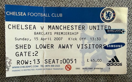Chelsea man utd - v, 2007