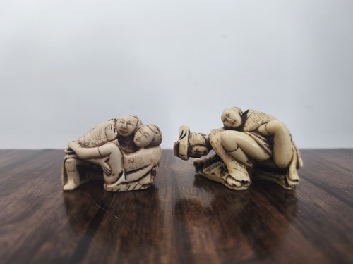 Lot japanese ivory - 2,