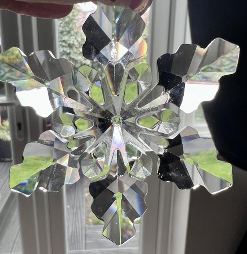 Swarovski clear snowflake - swarovski,