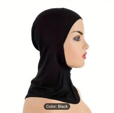 muslim hijab Solid Color Full Cover Scarf Cap Underscarf Neck Head Bonnet
