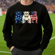 Patriotic English Bulldog