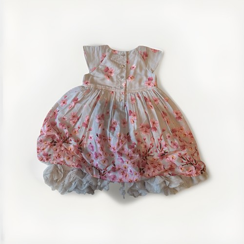 Grey and pink - grey, flowers