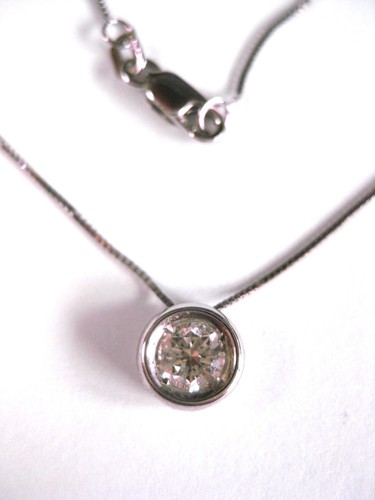 Pendant white gold 750 - gold, with
