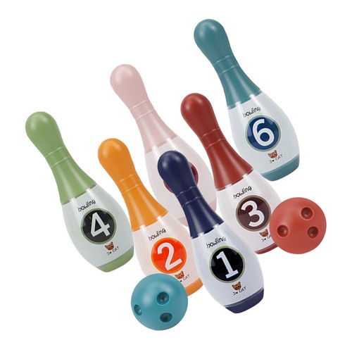 Reusable kids bowling - kids, set