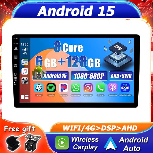 6gb 128gb double - din, car