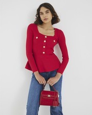 River Island Womens Peplum Top