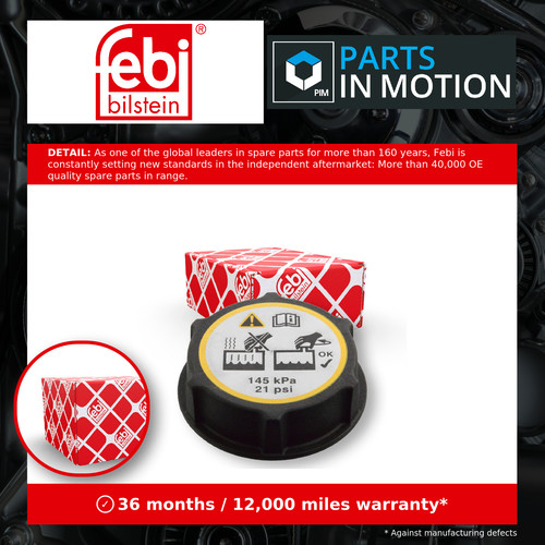 Radiator cap 105933 febi - radiator,