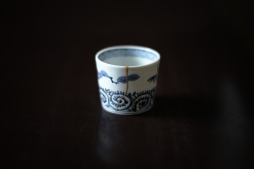 Japanese kintsugi old - , imari