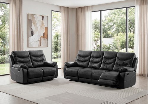 Black italian leather - black, 4