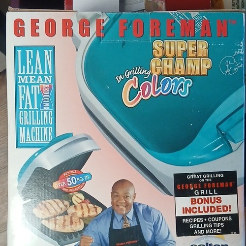 George foreman gr18bw blue - george,