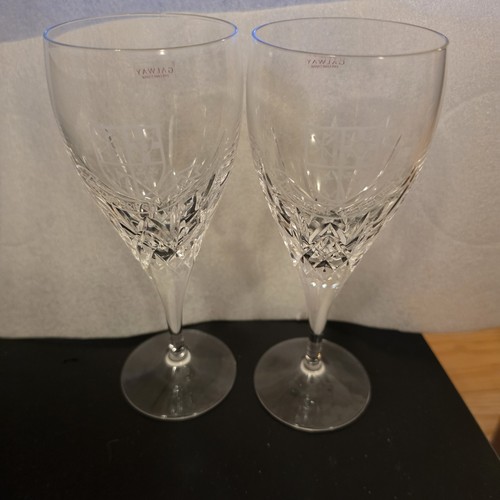 Pair galway crystal - pair,