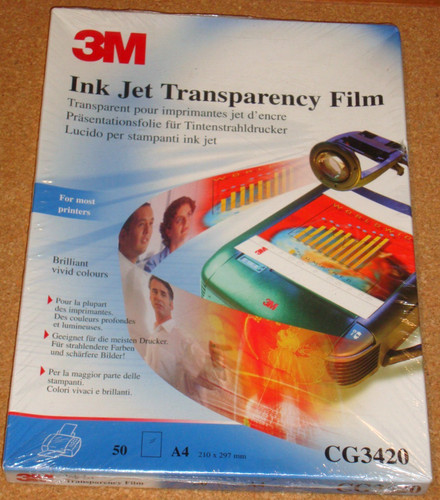 Ink jet transparency - jet,