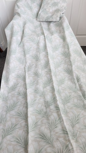 Vintage 50s 60s green curtains - vintage,