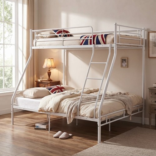 Classic white triple - classic, bed