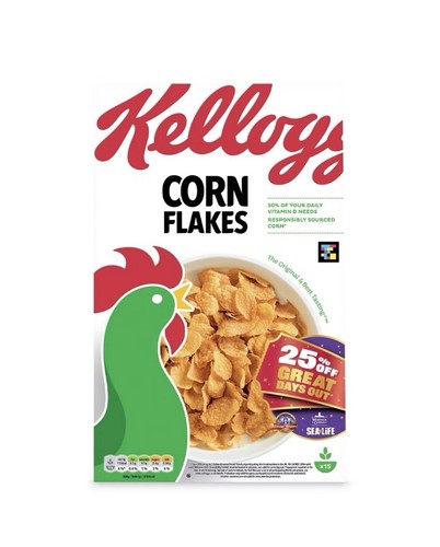 Kellogg corn flakes - x,