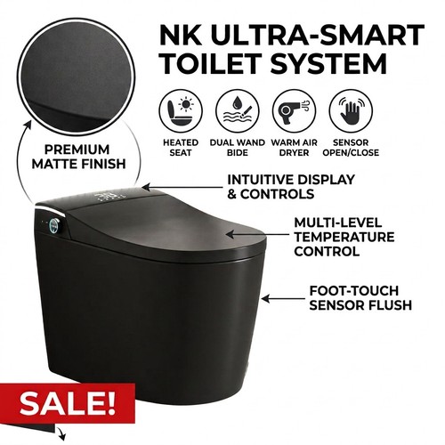 Luxury smart toilet - smart, –