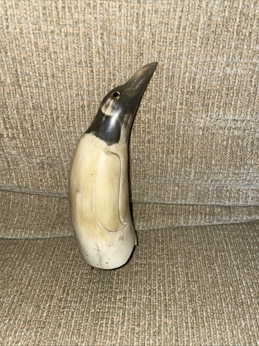 Vintage carved bovine - carved,