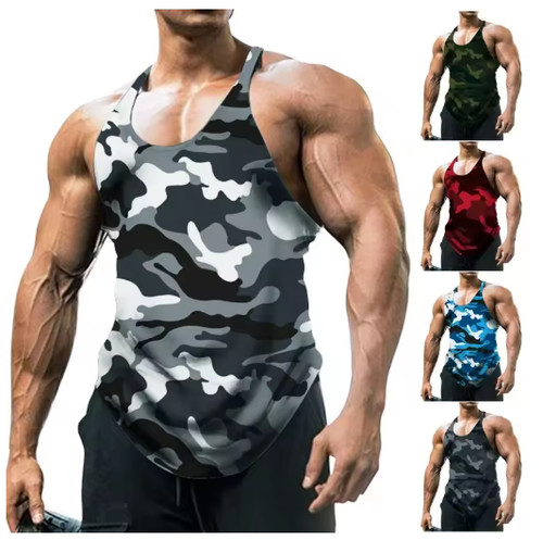 Men gym vest racerback - men,