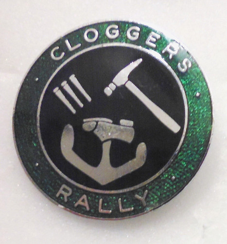 Cloggers rally enamel - cloggers,