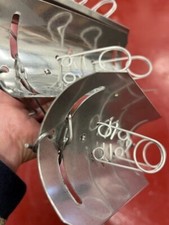 3 Professional British Made Tunnel Barrel Mole Traps Stainless Steel WIDE LOOP