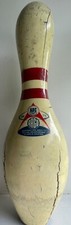 Vintage AMF ARGO 300 ABC approved Plastic Coated Bowling two stripped Pin